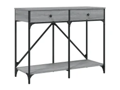 Mesa consola 100x39x78,5 cm derivados madeira cinzento sonoma PT476749