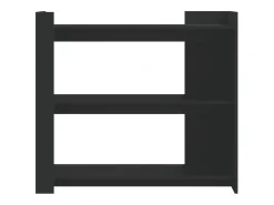 Mesa consola 100x35x90 cm derivados de madeira preto PT599802