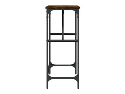 Mesa consola 100x32x75 cm derivados de madeira carvalho fumado PT507988