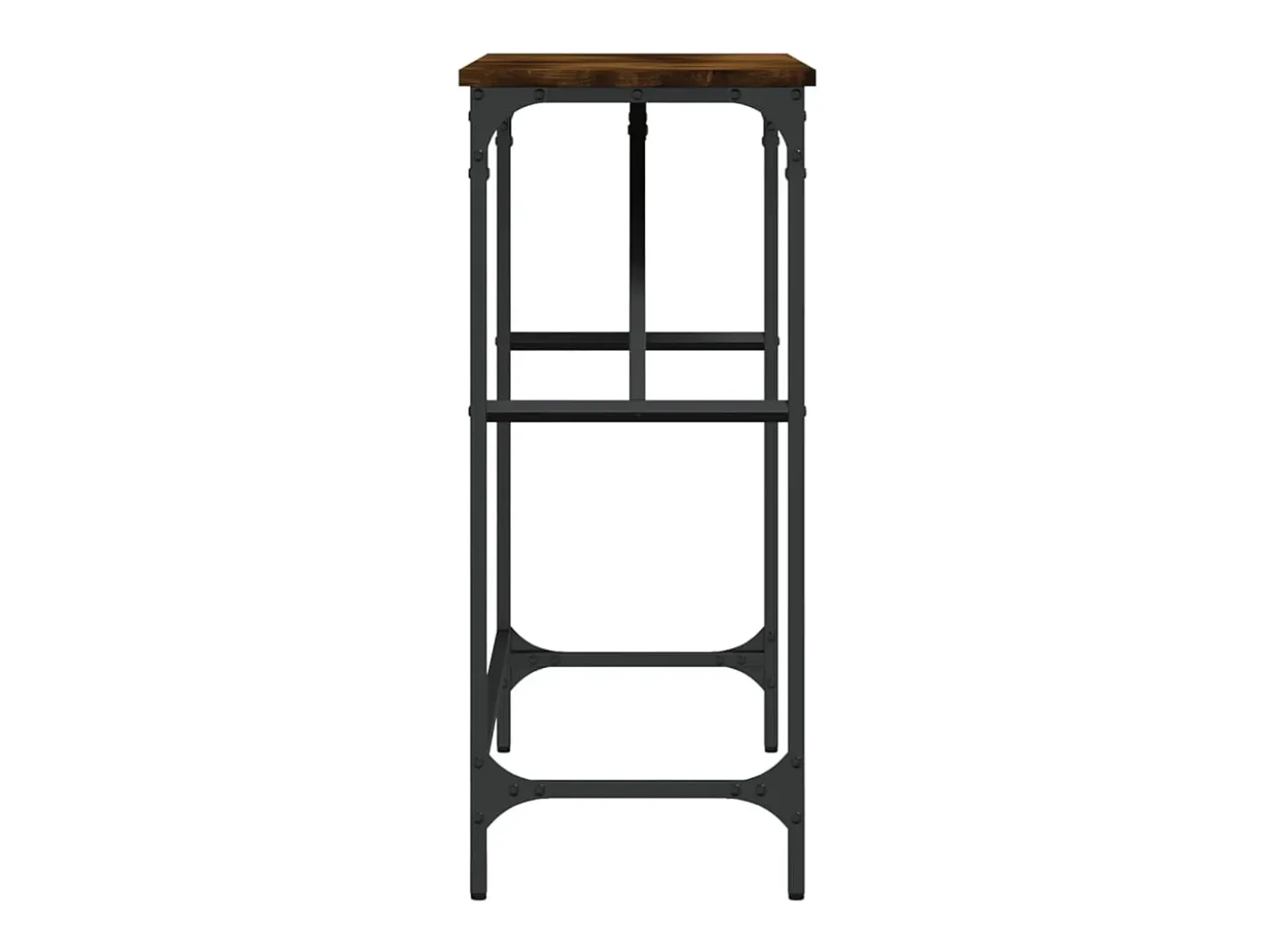Mesa consola 100x32x75 cm derivados de madeira carvalho fumado PT507988