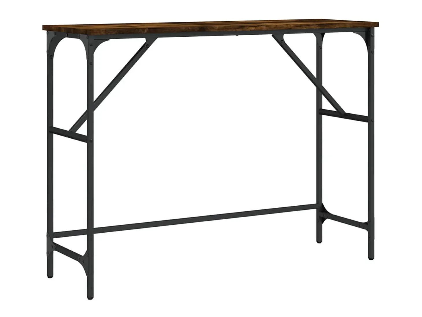 Mesa consola 100x32x75 cm derivados de madeira carvalho fumado PT507988