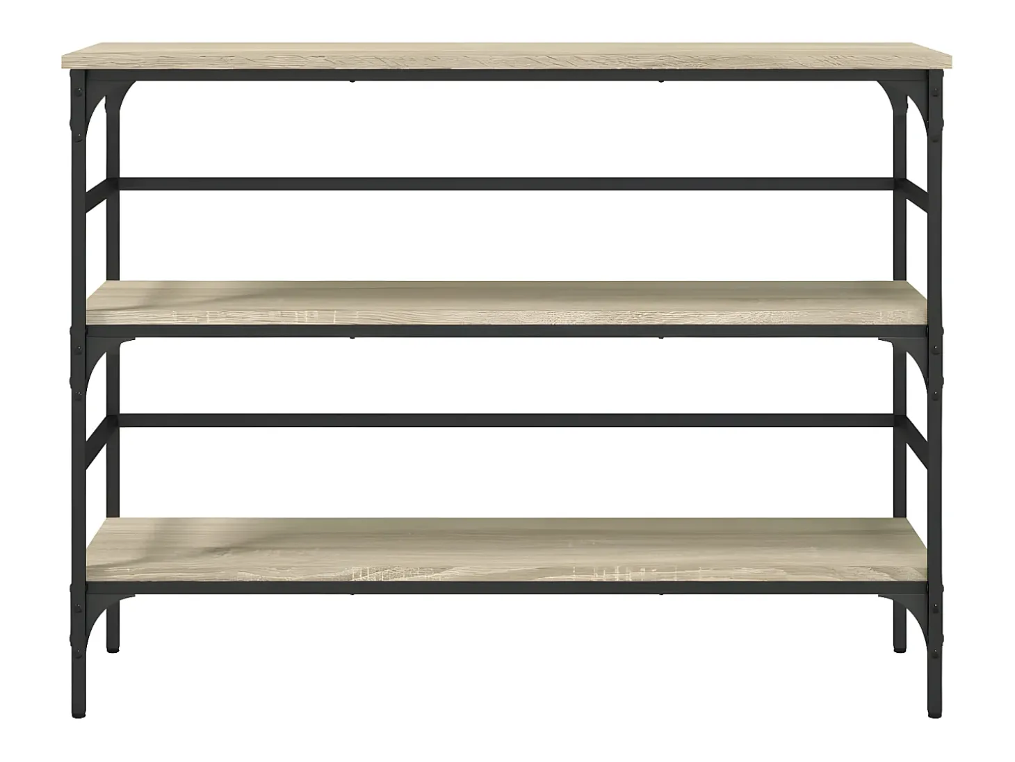 Mesa consola 100x32x75 cm derivados de madeira carvalho sonoma PT192649