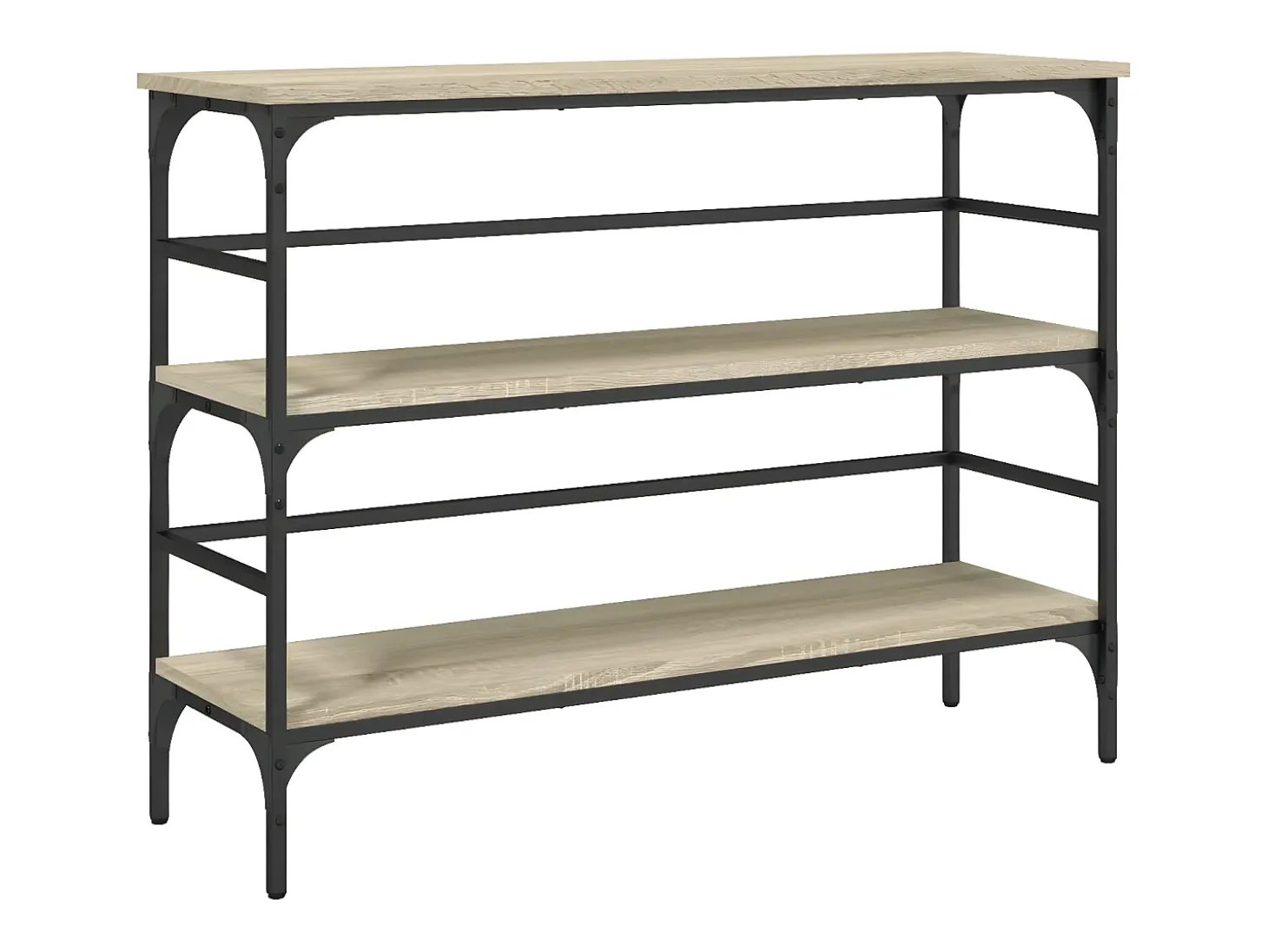 Mesa consola 100x32x75 cm derivados de madeira carvalho sonoma PT192649