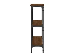 Mesa consola 100x22,5x75 cm derivados madeira carvalho castanho PT957468