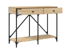 Mesa consola 100x39x78,5 cm derivados madeira carvalho sonoma PT574867