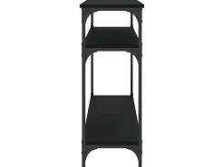 Mesa consola 100x29x75 cm derivados de madeira preto PT795332