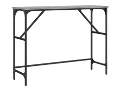 Mesa consola 100x32x75 cm derivados de madeira cinzento sonoma PT639049