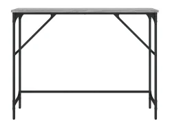 Mesa consola 100x32x75 cm derivados de madeira cinzento sonoma PT639049