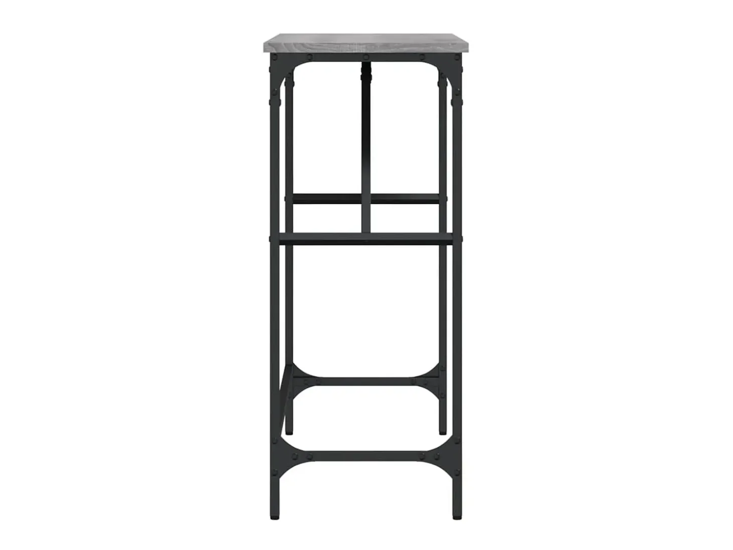 Mesa consola 100x32x75 cm derivados de madeira cinzento sonoma PT639049