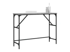 Mesa consola 100x32x75 cm derivados de madeira cinzento sonoma PT639049