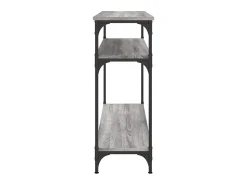 Mesa consola 100x29x75 cm derivados de madeira cinzento sonoma PT134979
