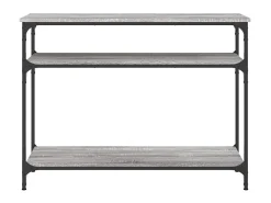 Mesa consola 100x29x75 cm derivados de madeira cinzento sonoma PT134979