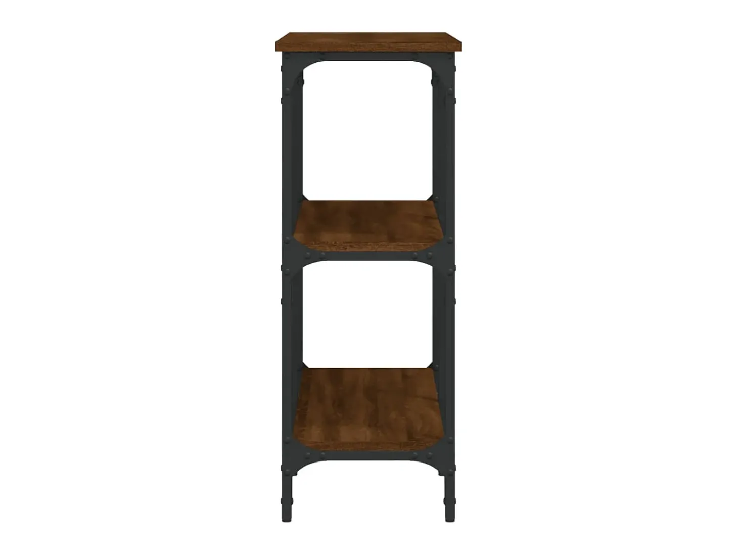 Mesa consola 100x29x75 cm derivados madeira carvalho castanho PT437125