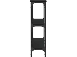 Mesa consola 100x22,5x75 cm derivados de madeira preto PT270268