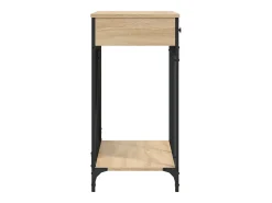 Mesa consola 100x39x78,5 cm derivados madeira carvalho sonoma