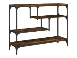 Mesa consola 100x30x75 cm derivados de madeira carvalho fumado PT827670