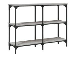 Mesa consola 100x29x75 cm derivados de madeira cinzento sonoma PT177869