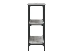 Mesa consola 100x29x75 cm derivados de madeira cinzento sonoma PT177869