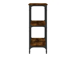 Mesa consola 100x29x75 cm derivados de madeira carvalho fumado