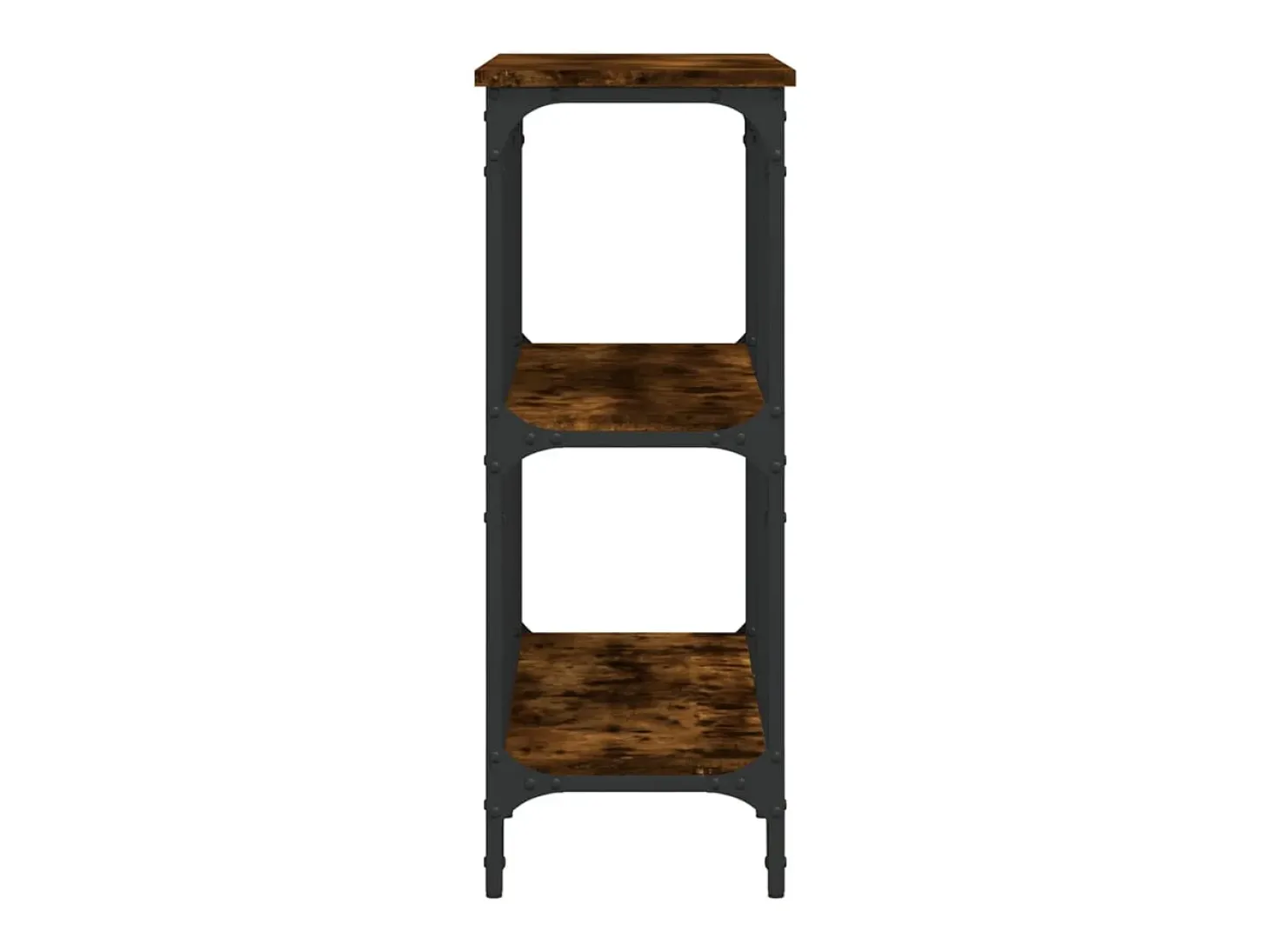 Mesa consola 100x29x75 cm derivados de madeira carvalho fumado
