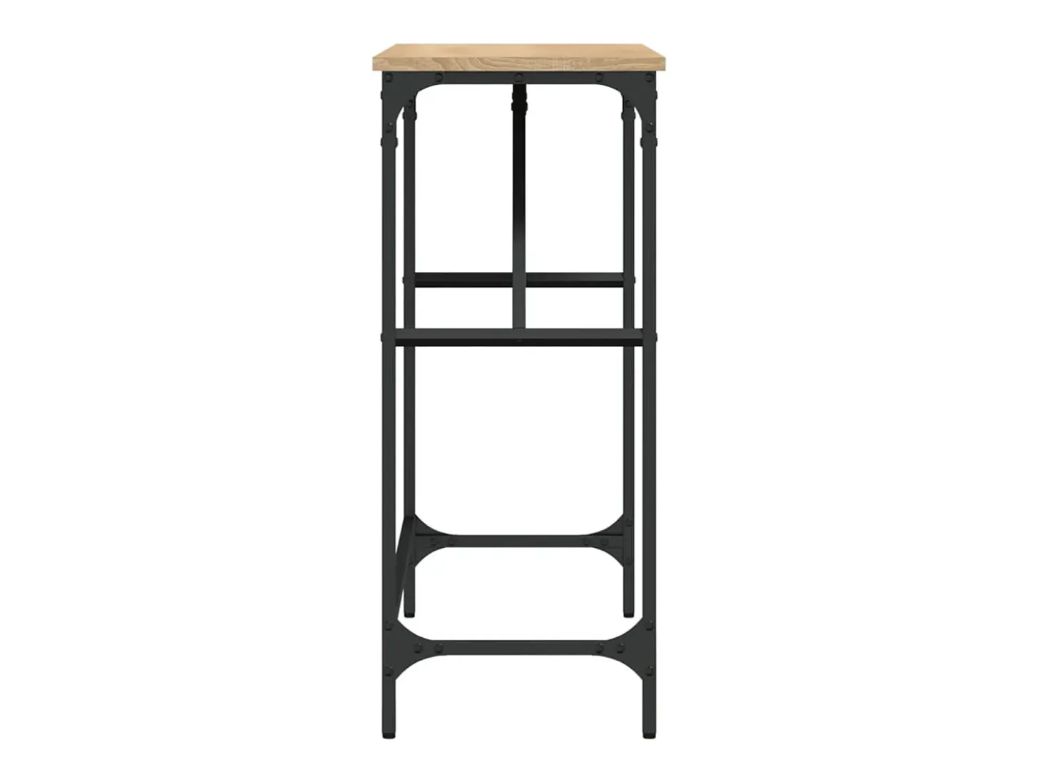 Mesa consola 100x32x75 cm derivados de madeira carvalho sonoma PT333270