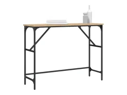 Mesa consola 100x32x75 cm derivados de madeira carvalho sonoma PT333270