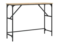Mesa consola 100x32x75 cm derivados de madeira carvalho sonoma PT333270