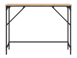 Mesa consola 100x32x75 cm derivados de madeira carvalho sonoma PT333270