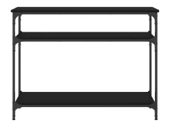 Mesa consola 100x29x75 cm derivados de madeira preto