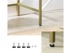 Mesa Consola 100x30x73 cm Dourado