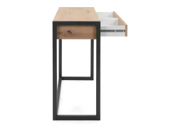 Mesa consola 100x75x35 cm natural antracite