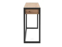 Mesa consola 100x75x35 cm natural antracite