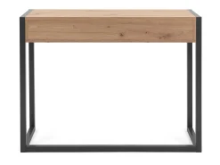 Mesa consola 100x75x35 cm natural antracite
