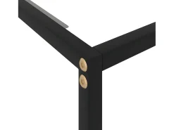 Mesa consola 80x35x75 cm vidro temperado transparente PT520609