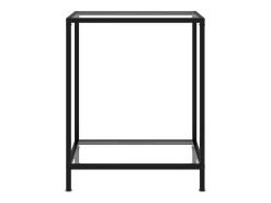 Mesa consola 60x35x75 cm vidro temperado transparente PT413332