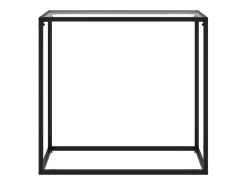 Mesa consola 80x35x75 cm vidro temperado transparente PT361542