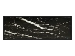 Mesa consola 100x35x75 cm vidro temperado preto PT371394