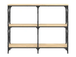 Mesa consola 100x28x80,5cm derivados de madeira carvalho sonoma PT802798