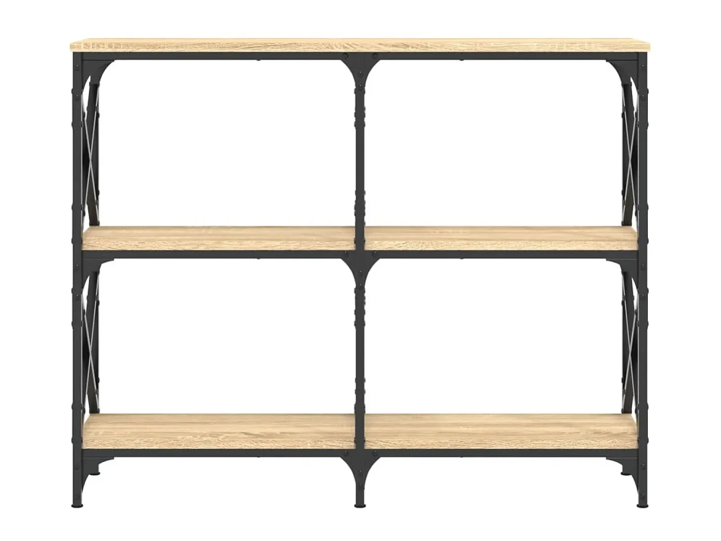 Mesa consola 100x28x80,5cm derivados de madeira carvalho sonoma PT802798