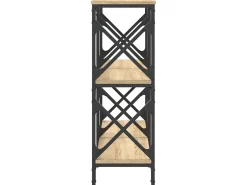 Mesa consola 100x28x80,5cm derivados de madeira carvalho sonoma PT802798