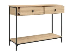 Mesa consola 100x34,5x75cm derivados de madeira carvalho sonoma PT557102