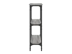 Mesa consola 100x22,5x75cm derivados de madeira cinzento sonoma PT893361