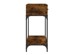 Mesa consola 100x34,5x75cm derivados de madeira carvalho fumado PT237193