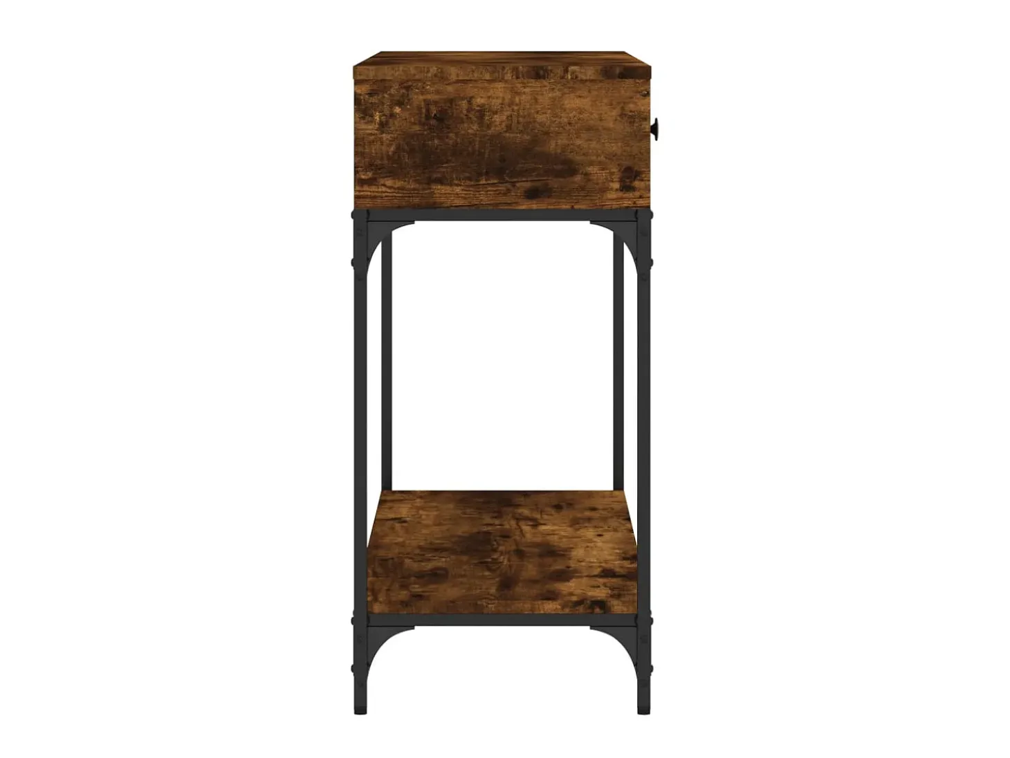 Mesa consola 100x34,5x75cm derivados de madeira carvalho fumado PT237193