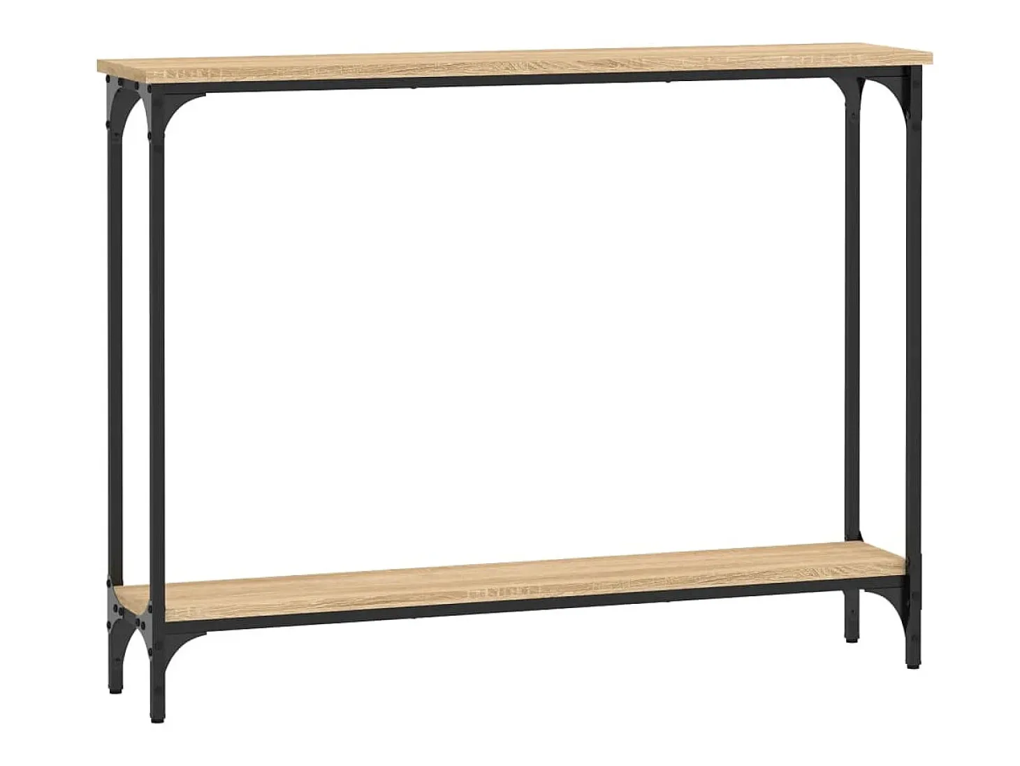 Mesa consola 100x22,5x75cm derivados de madeira carvalho sonoma PT997488