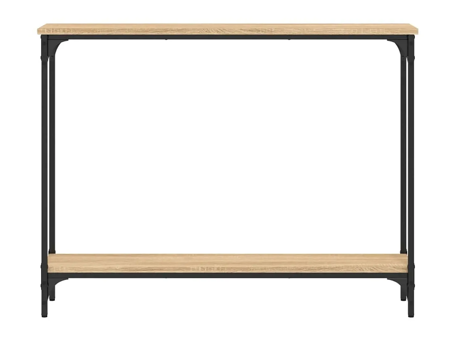 Mesa consola 100x22,5x75cm derivados de madeira carvalho sonoma PT997488