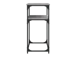 Mesa consola 100x35,5x75cm derivados de madeira cinzento sonoma PT723492