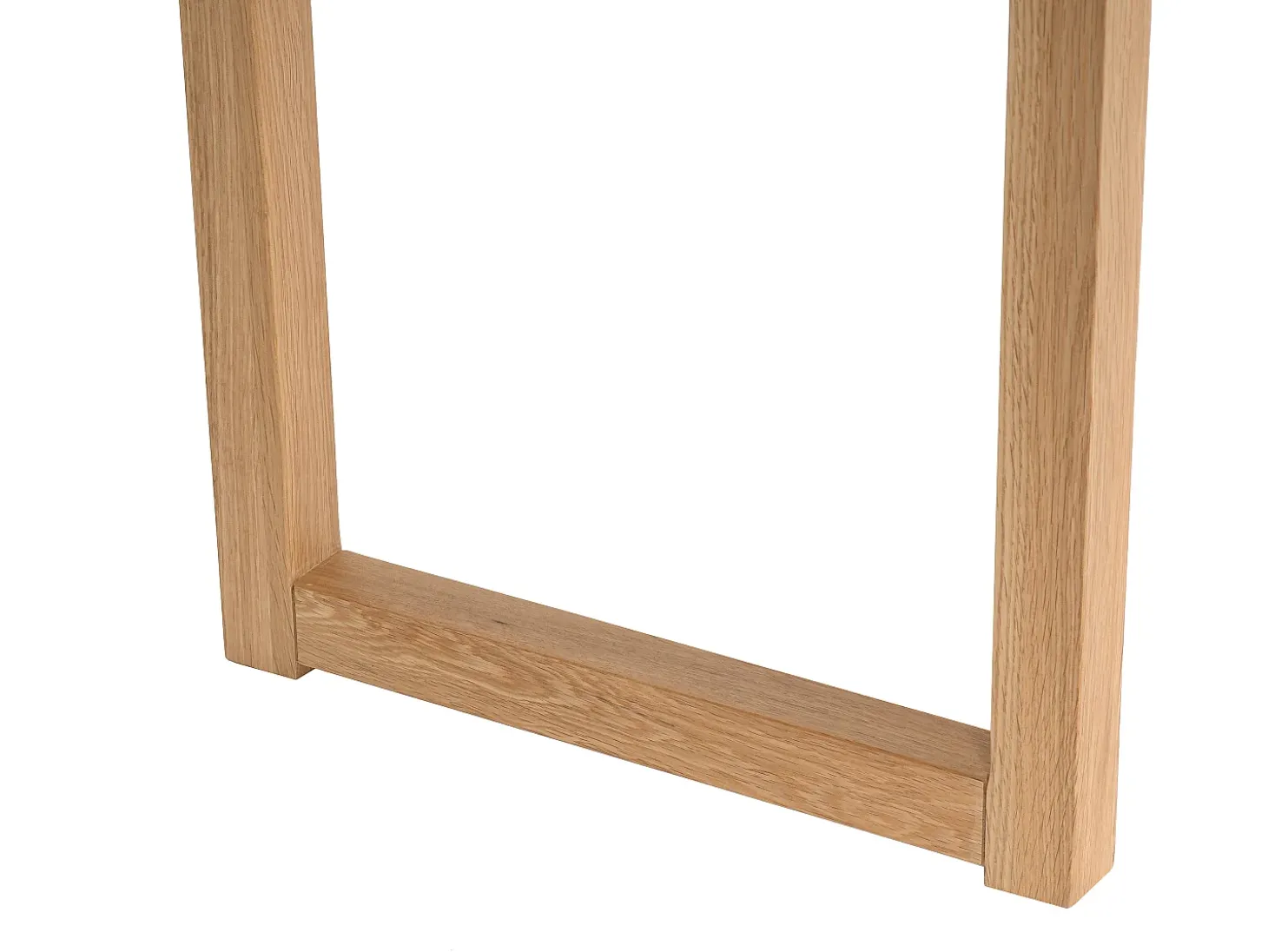 Mesa console com 2 gavetas em cor natural - NELIZAR