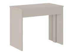 Mesa console extensível 12 lugares - 6 extensões - Bege - ONEGA