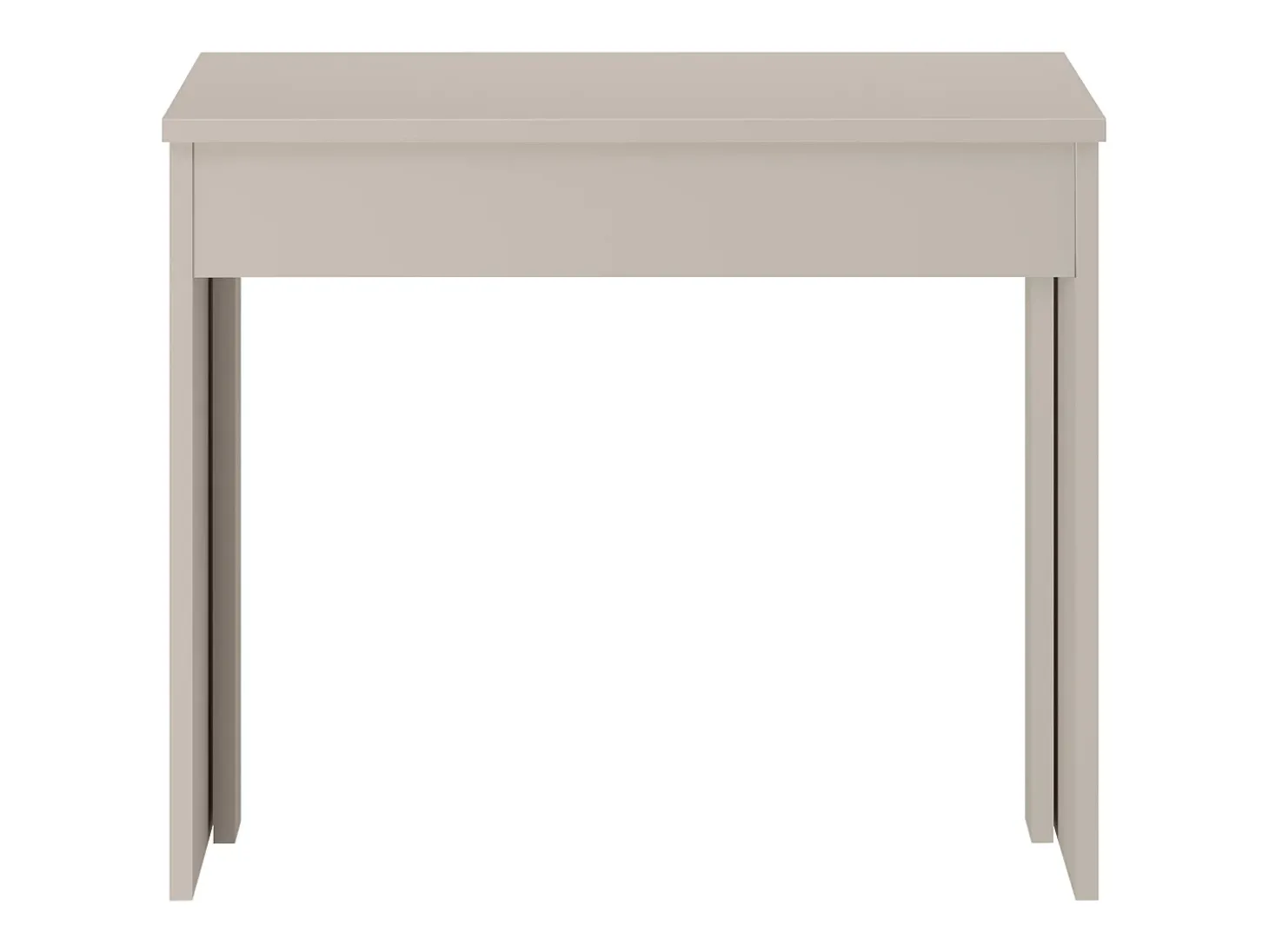 Mesa console extensível 12 lugares - 6 extensões - Bege - ONEGA